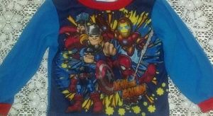 MARVEL SUPERHERO SQUAD INFANT BOYS PAJAMA TOP 24M